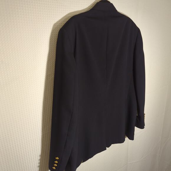 Wimbledon Racquet Club 44R Navy Blazer Men's Gold Button Ivy Preppy USA Made - Picture 9 of 11